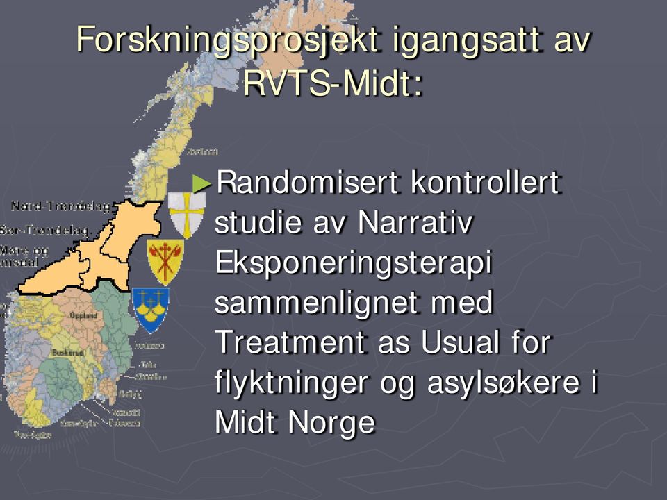 Eksponeringsterapi sammenlignet med Treatment