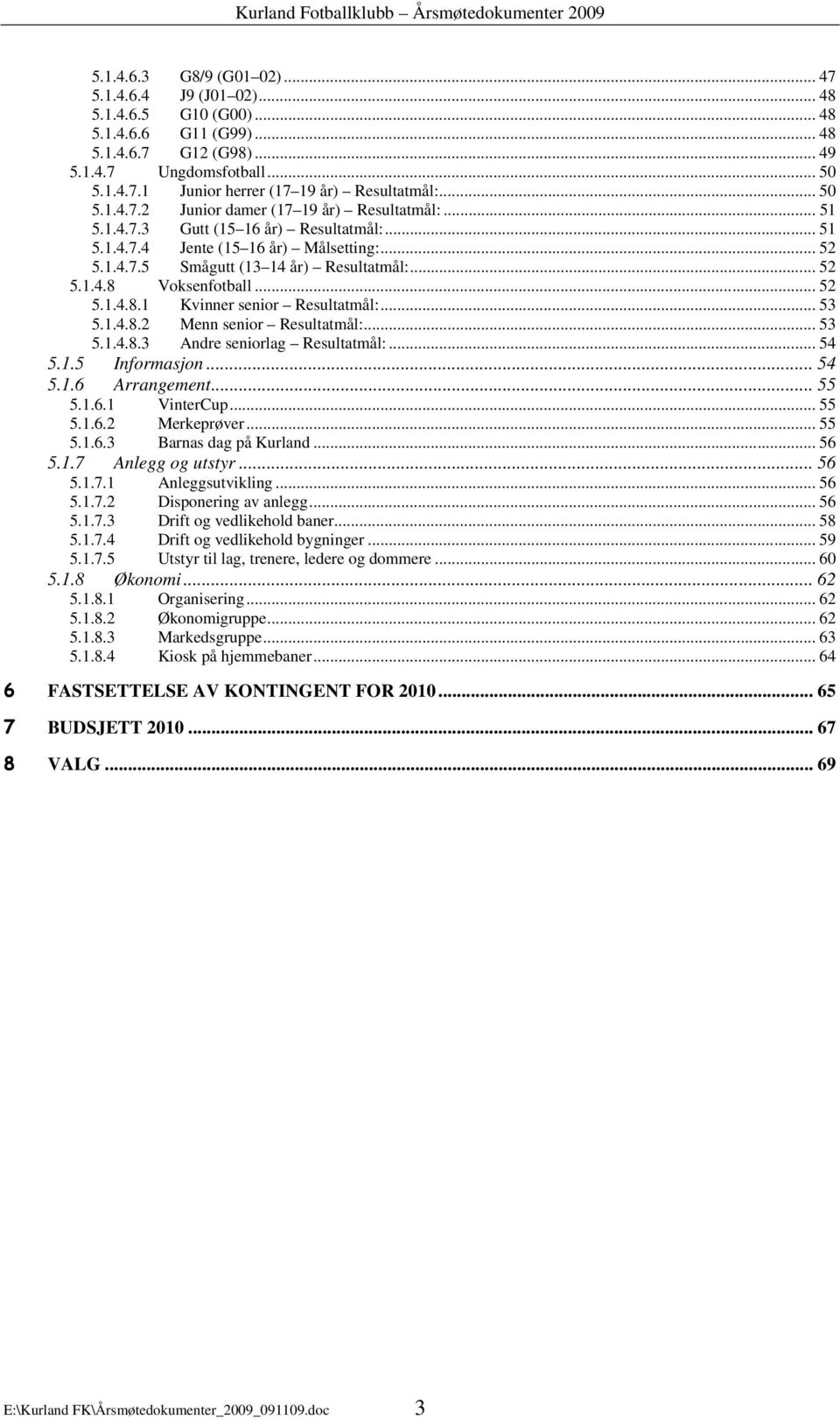 .. 52 5.1.4.8.1 Kvinner senior Resultatmål:... 53 5.1.4.8.2 Menn senior Resultatmål:... 53 5.1.4.8.3 Andre seniorlag Resultatmål:... 54 5.1.5 Informasjon... 54 5.1.6 Arrangement... 55 5.1.6.1 VinterCup.