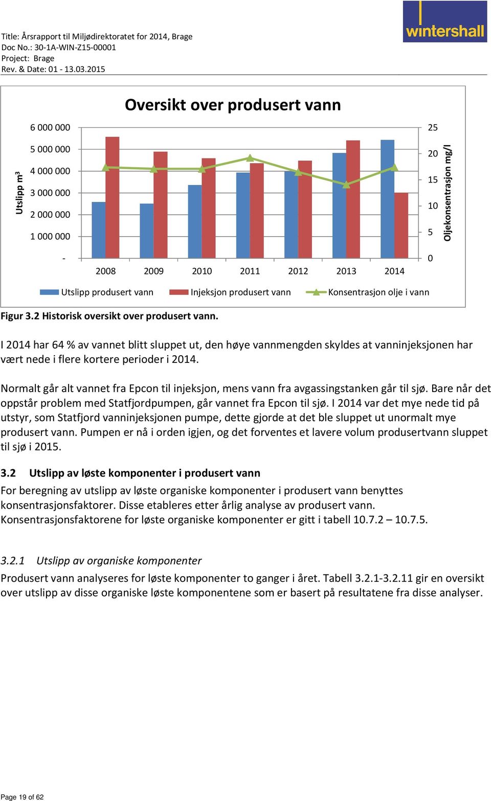 Normalt går alt vannet fra Epcon til injeksjon, mens vann fra avgassingstanken går til sjø. Bare når det oppstår problem med Statfjordpumpen, går vannet fra Epcon til sjø.