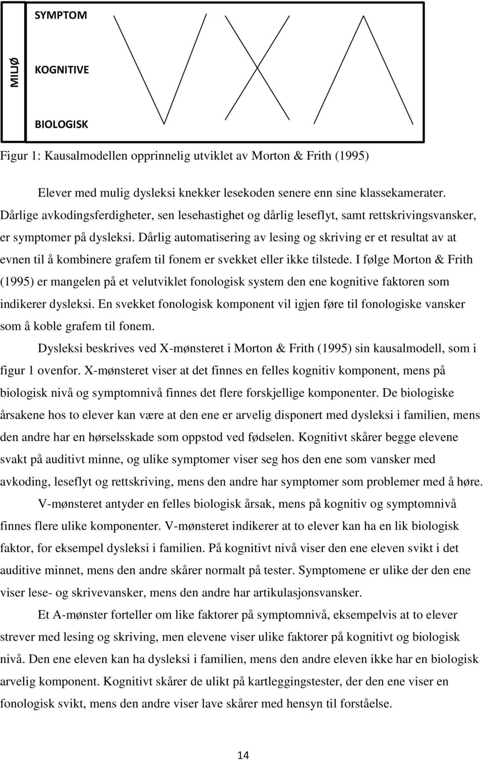 Dårlig automatisering av lesing og skriving er et resultat av at evnen til å kombinere grafem til fonem er svekket eller ikke tilstede.