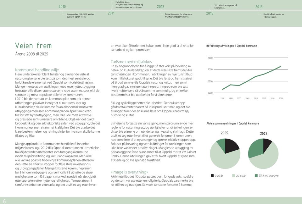 I 2010 ble det vedtatt en kommuneplan som tok denne utfordringen på alvor. Hensynet til naturressurser og kulturlandskap skulle komme foran økonomisk motiverte utbyggingsinteresser.