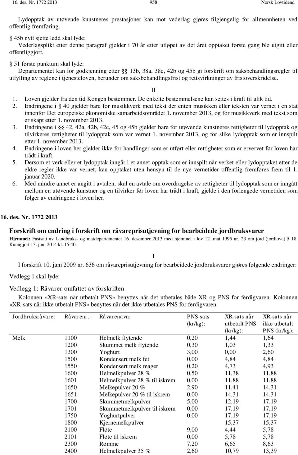 51 første punktum skal lyde: Departementet kan for godkjenning etter 13b, 38a, 38c, 42b og 45b gi forskrift om saksbehandlingsregler til utfylling av reglene i tjenesteloven, herunder om