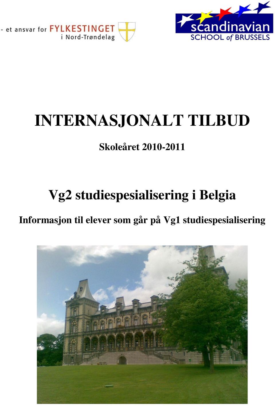 studiespesialisering i Belgia