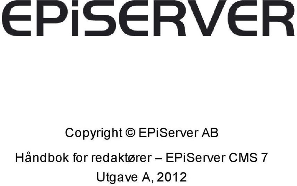 EPiServer CMS