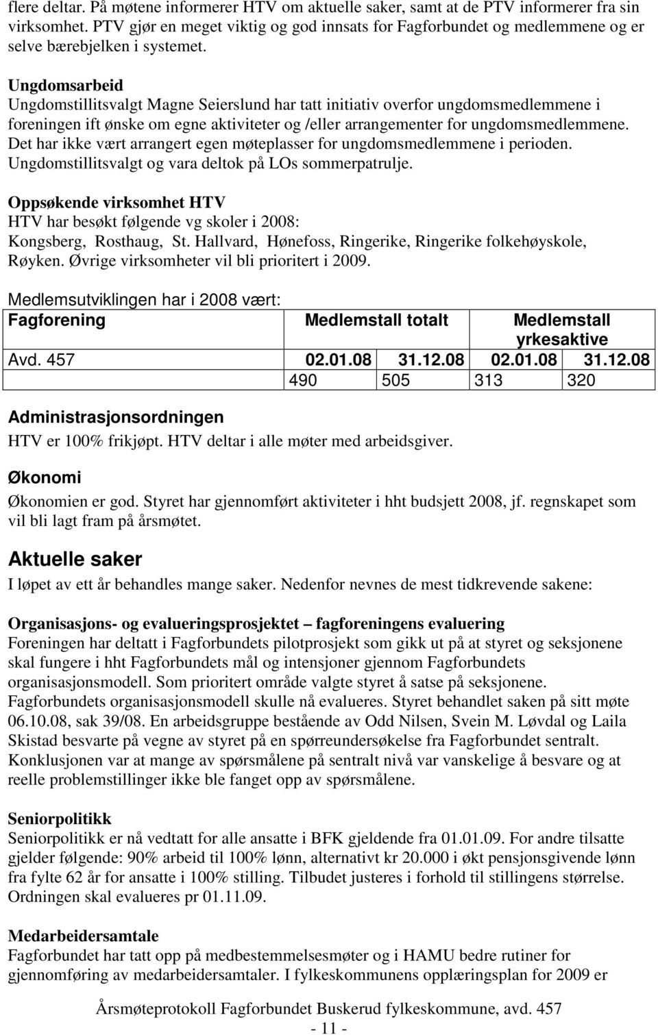 Ungdomsarbeid Ungdomstillitsvalgt Magne Seierslund har tatt initiativ overfor ungdomsmedlemmene i foreningen ift ønske om egne aktiviteter og /eller arrangementer for ungdomsmedlemmene.