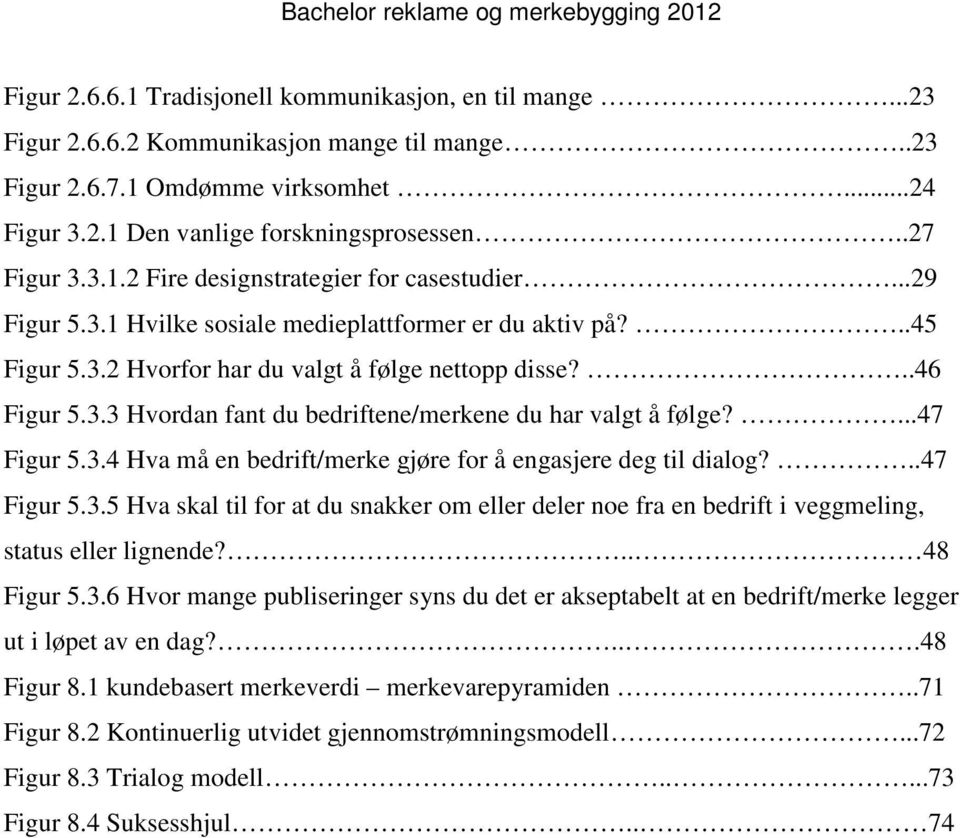 ...47 Figur 5.3.4 Hva må en bedrift/merke gjøre for å engasjere deg til dialog?..47 Figur 5.3.5 Hva skal til for at du snakker om eller deler noe fra en bedrift i veggmeling, status eller lignende?