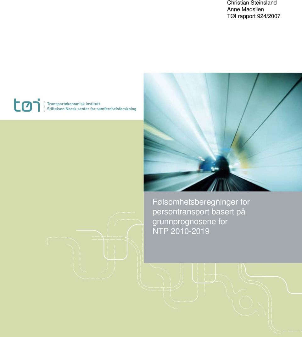 grunnprognosene for NTP 2010-2019