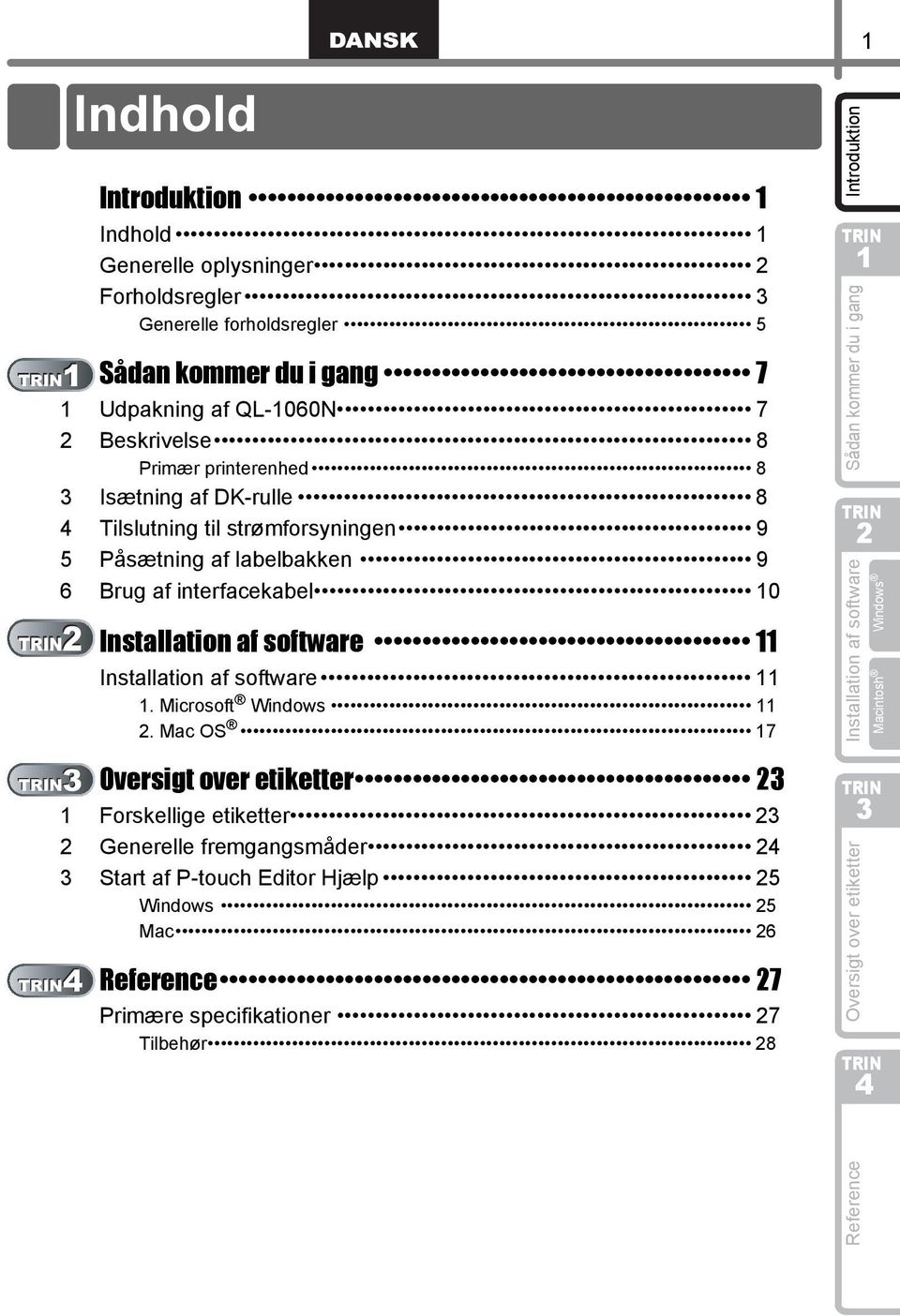 Installation af software. Microsoft Windows.