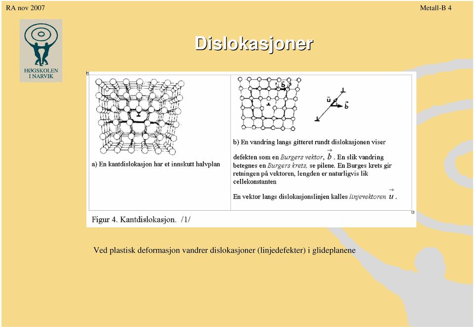 vandrer dislokasjoner