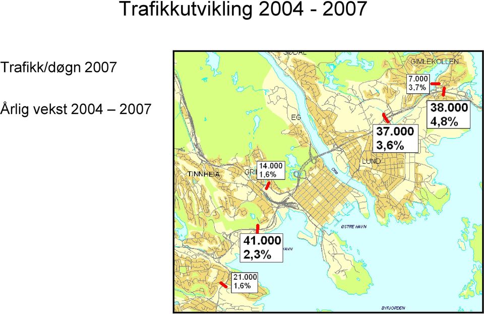 Trafikk/døgn