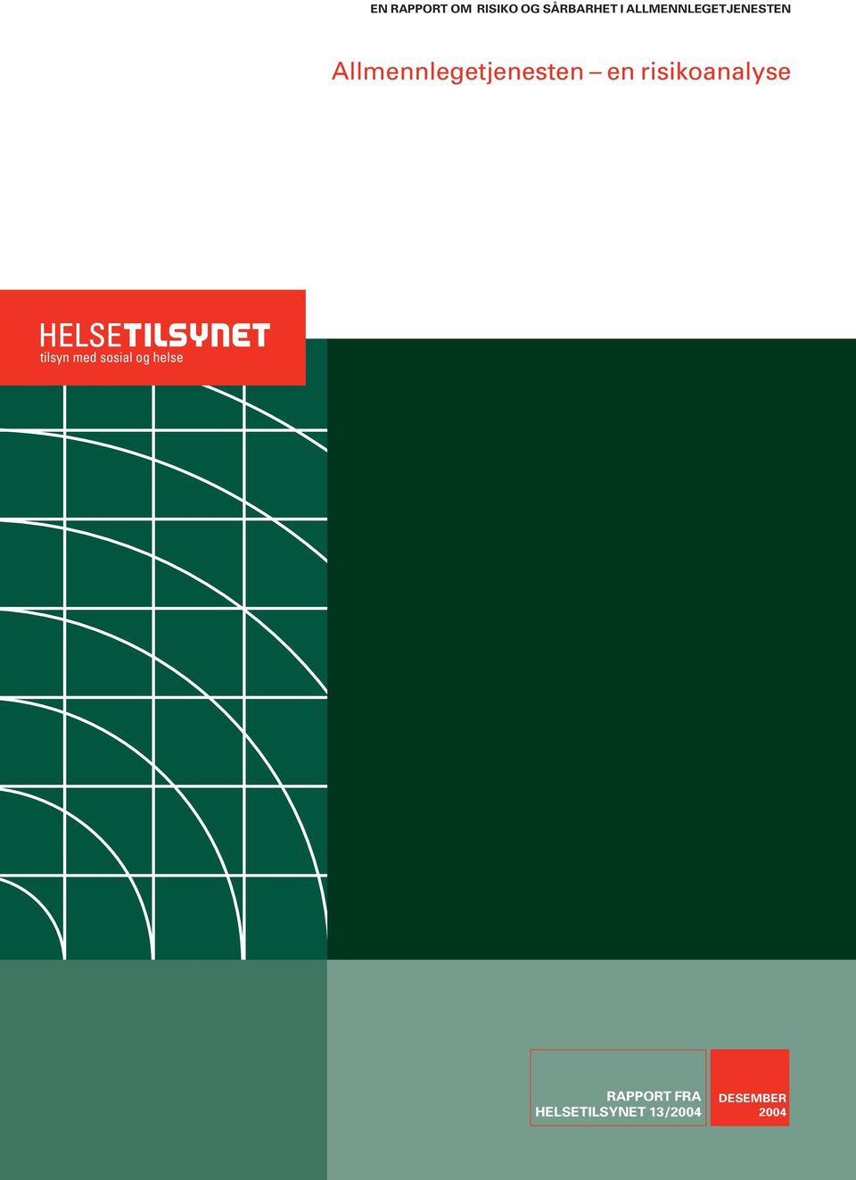 en risikoanalyse tilsyn med sosial og