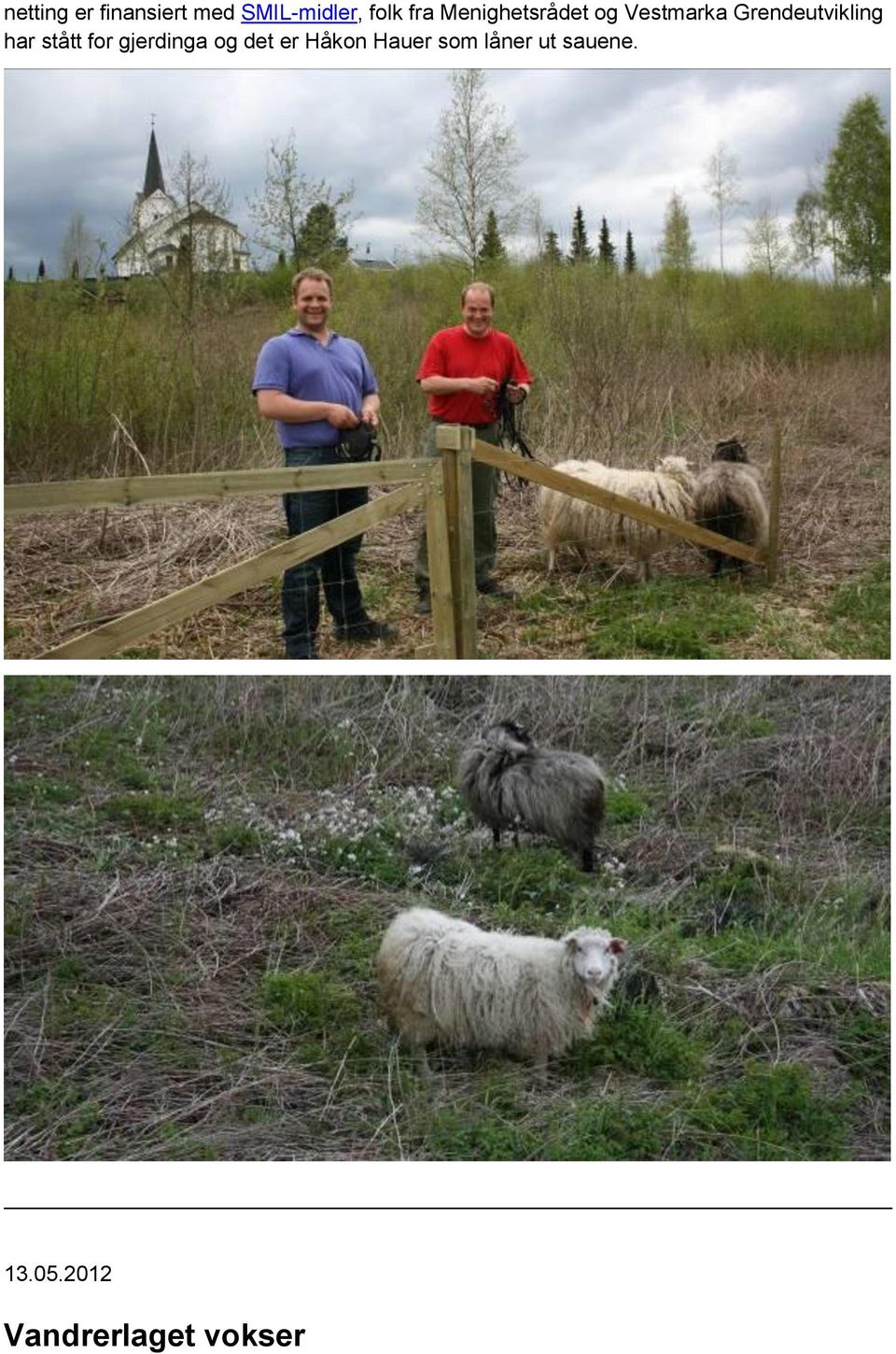 stått for gjerdinga og det er Håkon Hauer som