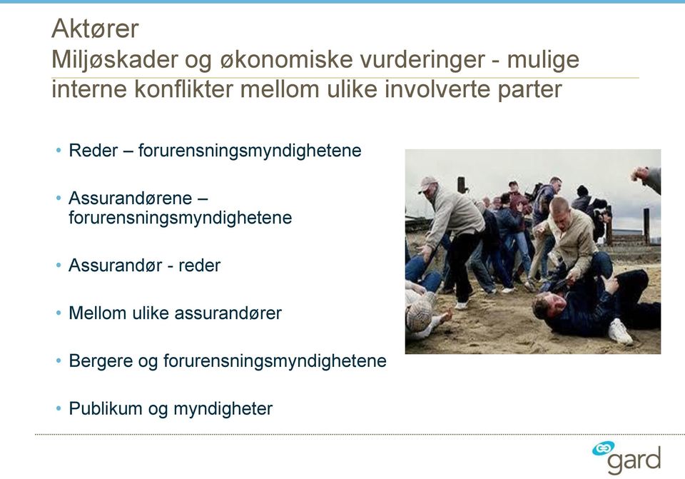 forurensningsmyndighetene Assurandørene forurensningsmyndighetene