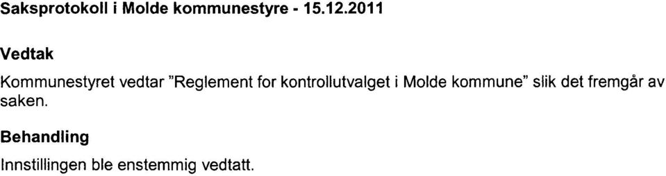 kontrollutvalget i Molde kommune" slik det