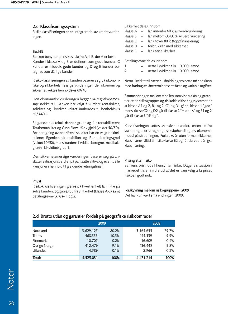 Risikoklassifiseringen av kunden baserer seg på økonom - iske og sikkerhetsmessige vurderinger, der økonomi og sikkerhet vektes henholdsvis 60/40.