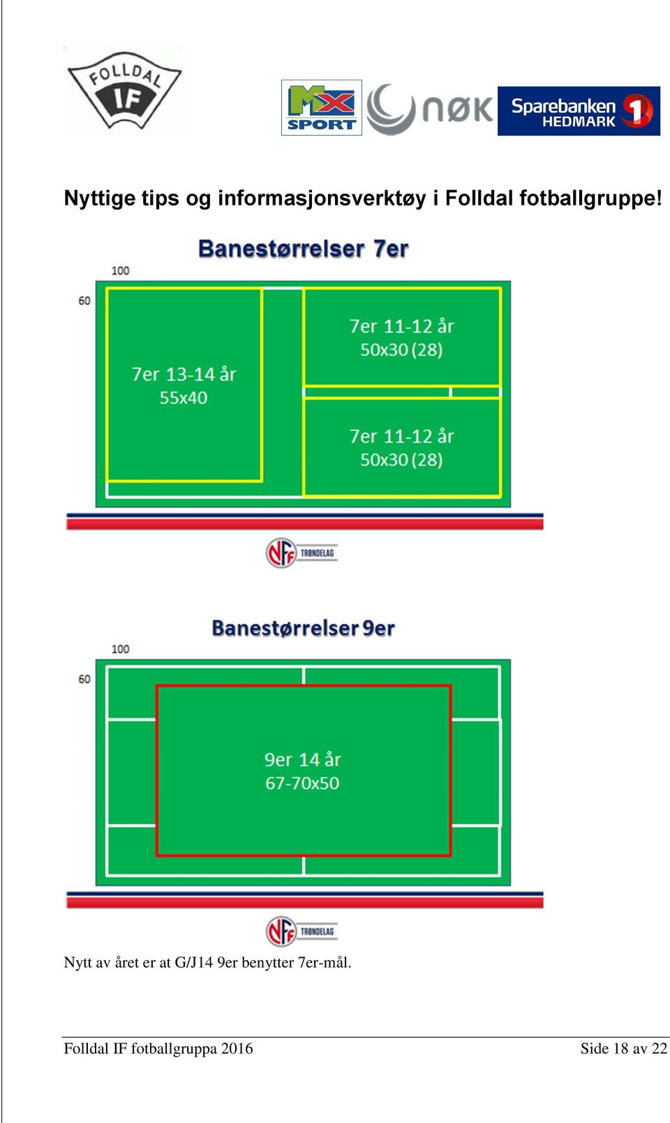 Nytt av året er at G/J14 9er benytter