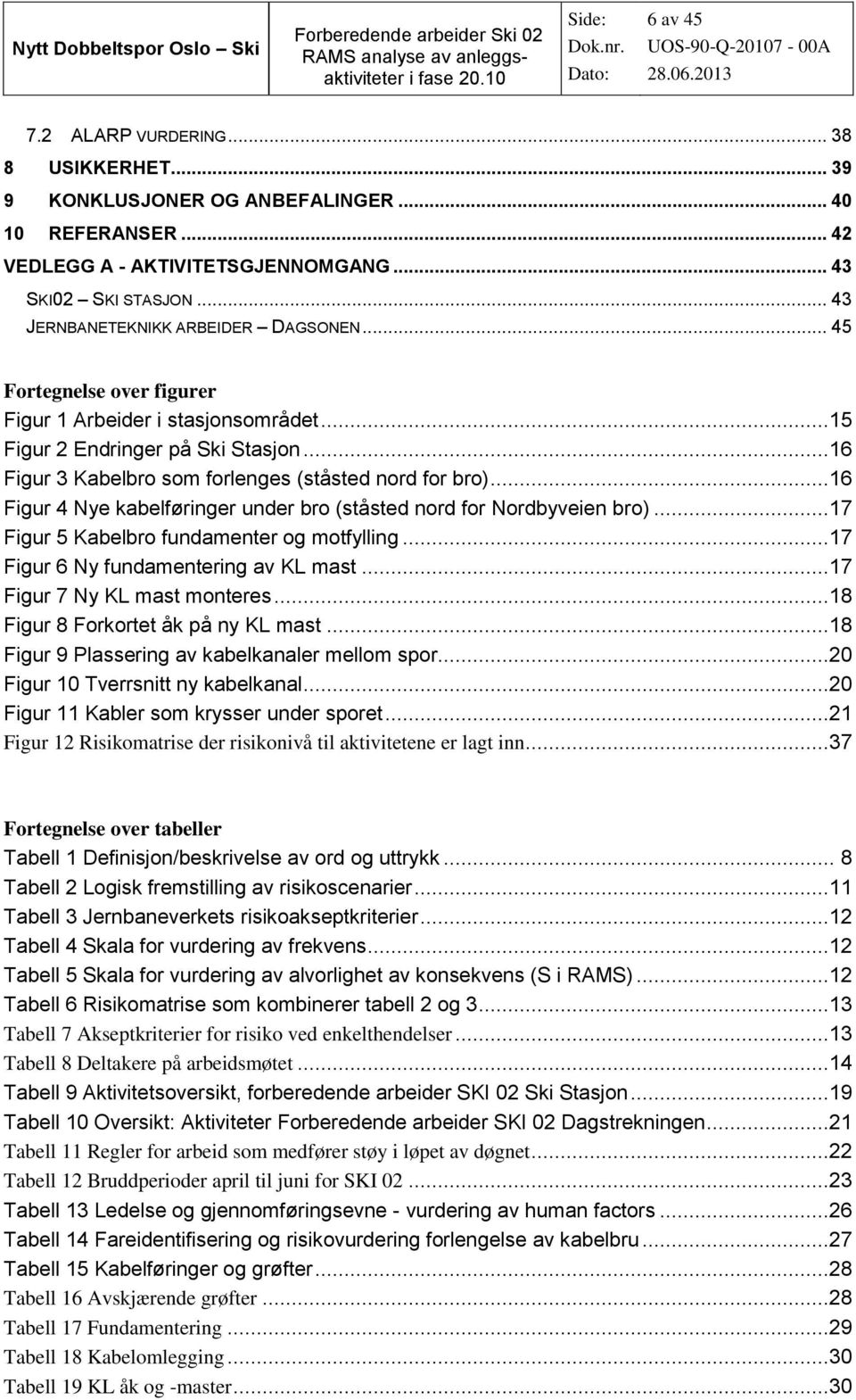 ..16 Figur 3 Kabelbro som forlenges (ståsted nord for bro)...16 Figur 4 Nye kabelføringer under bro (ståsted nord for Nordbyveien bro)...17 Figur 5 Kabelbro fundamenter og motfylling.