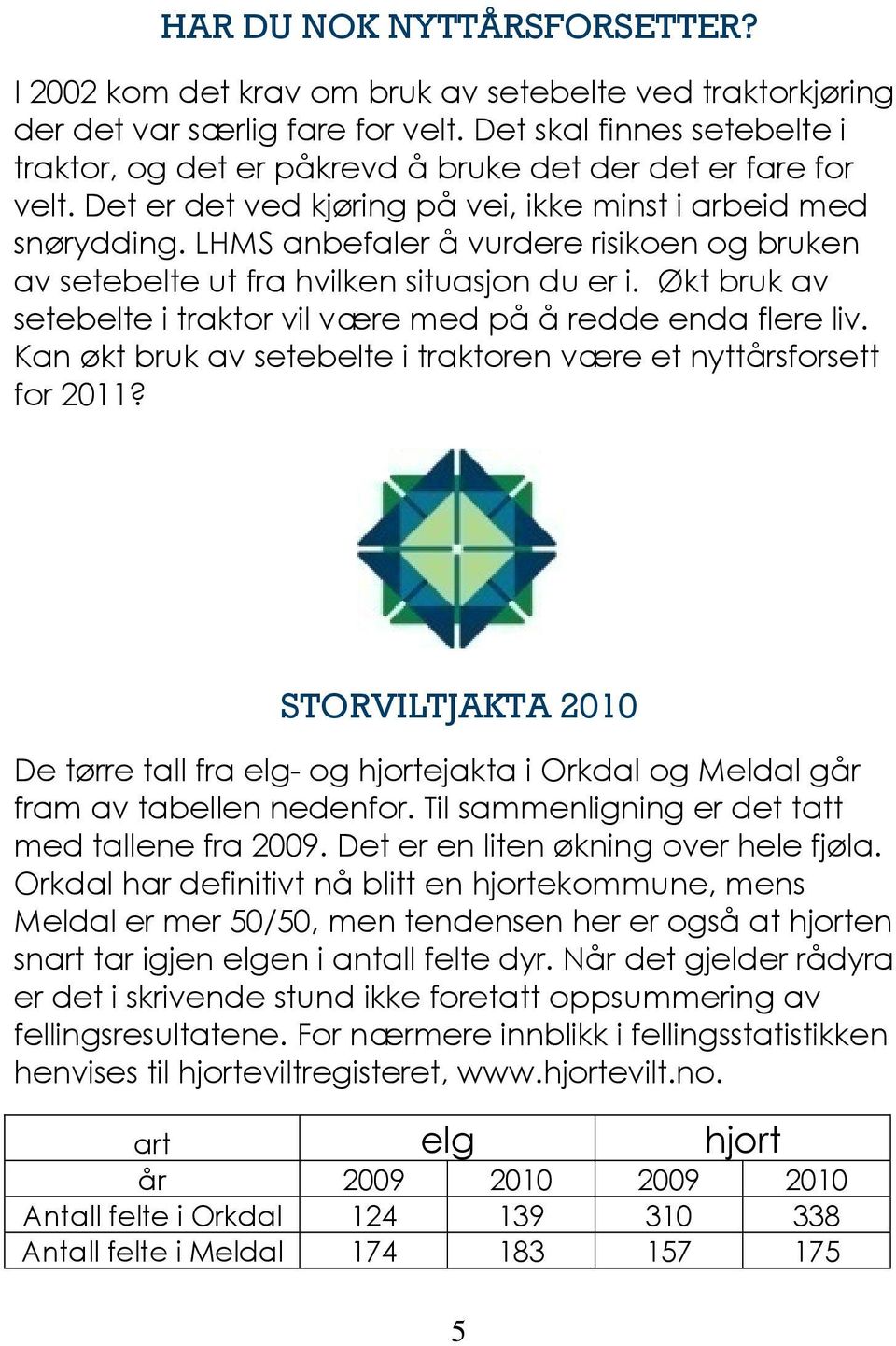 LHMS anbefaler å vurdere risikoen og bruken av setebelte ut fra hvilken situasjon du er i. Økt bruk av setebelte i traktor vil være med på å redde enda flere liv.