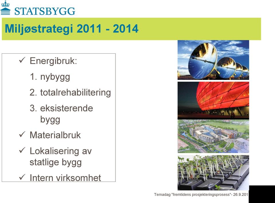 eksisterende bygg Materialbruk