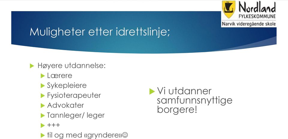 Fysioterapeuter Advokater Tannleger/ leger