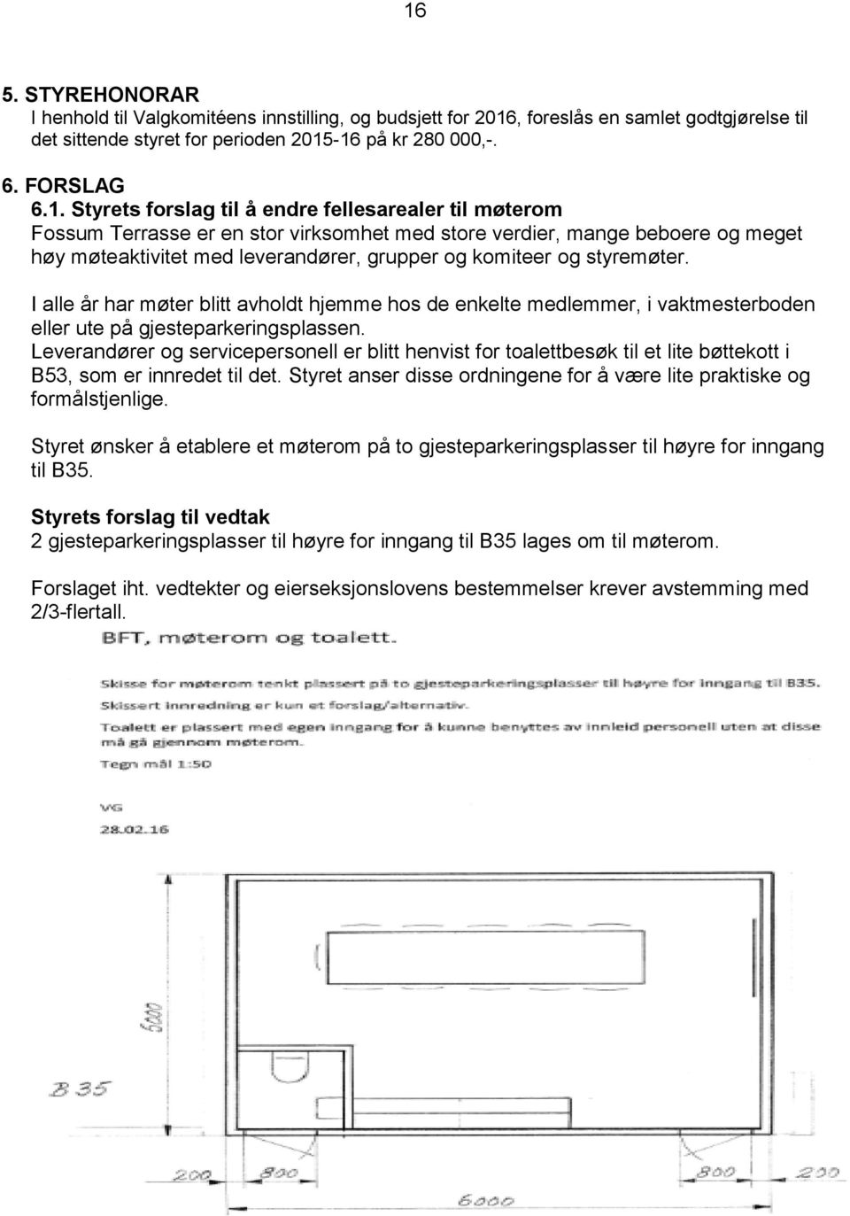 I alle år har møter blitt avholdt hjemme hos de enkelte medlemmer, i vaktmesterboden eller ute på gjesteparkeringsplassen.