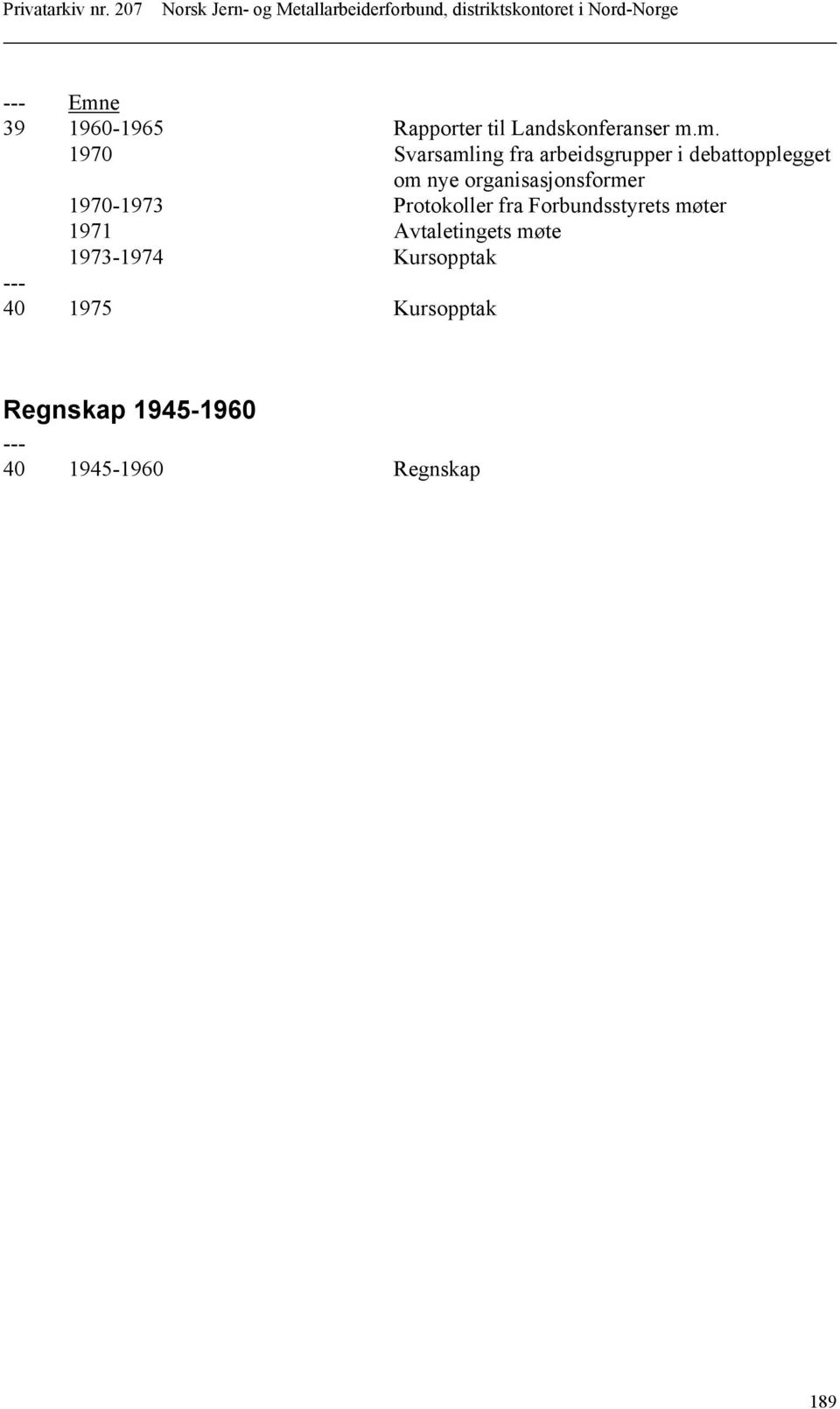 1970-1973 Protokoller fra Forbundsstyrets møter 1971 Avtaletingets møte