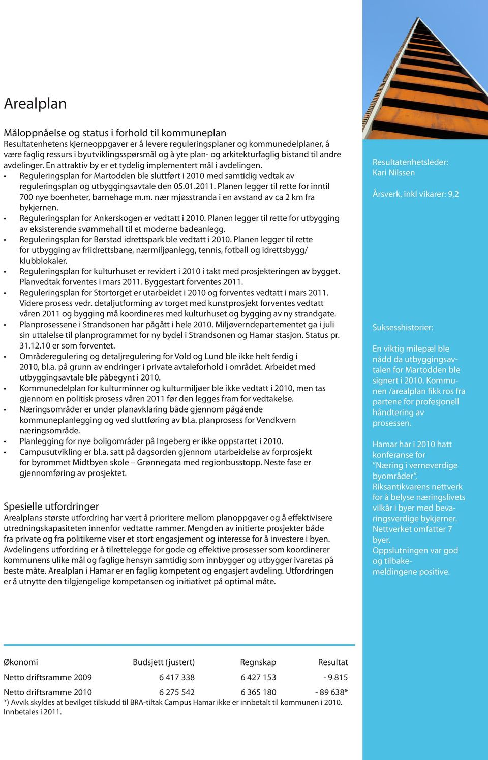 Reguleringsplan for Martodden ble sluttført i med samtidig vedtak av reguleringsplan og utbyggingsavtale den 05.01.2011. Planen legger til rette for inntil 700 nye boenheter, barnehage m.m. nær mjøsstranda i en avstand av ca 2 km fra bykjernen.