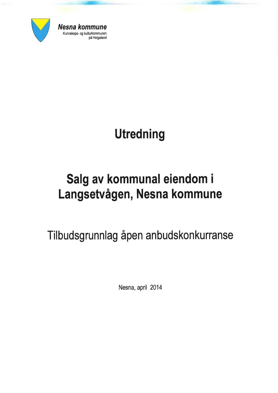 kommunal eiendom Langsetvågen, Nesna kommune