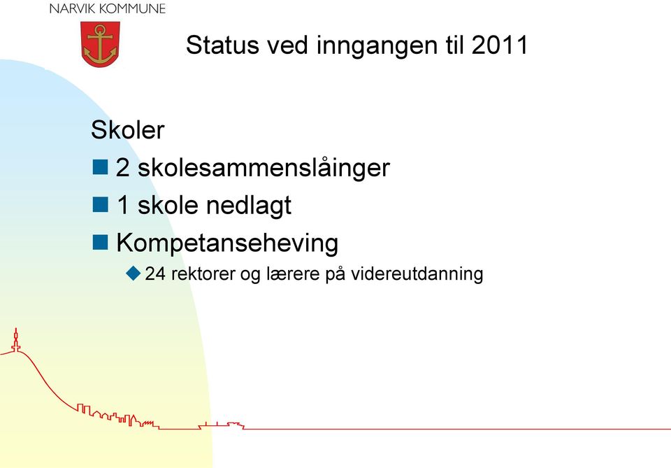 skole nedlagt Kompetanseheving