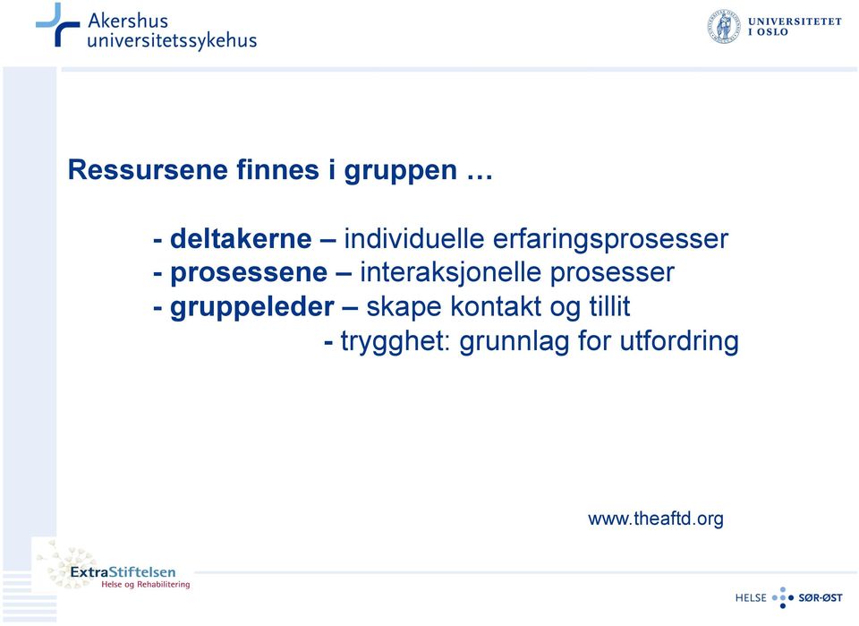 interaksjonelle prosesser - gruppeleder skape