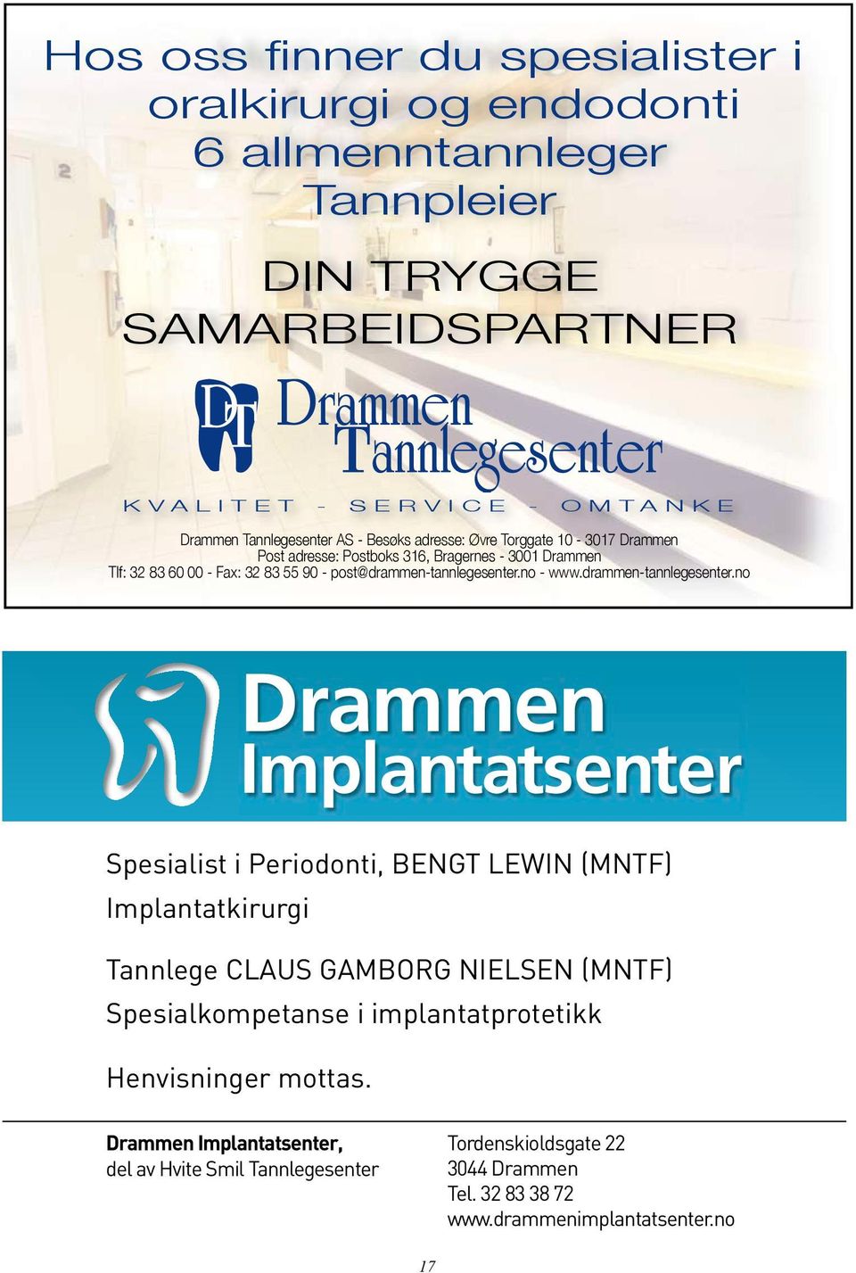 no - www.drammen-tannlegesenter.