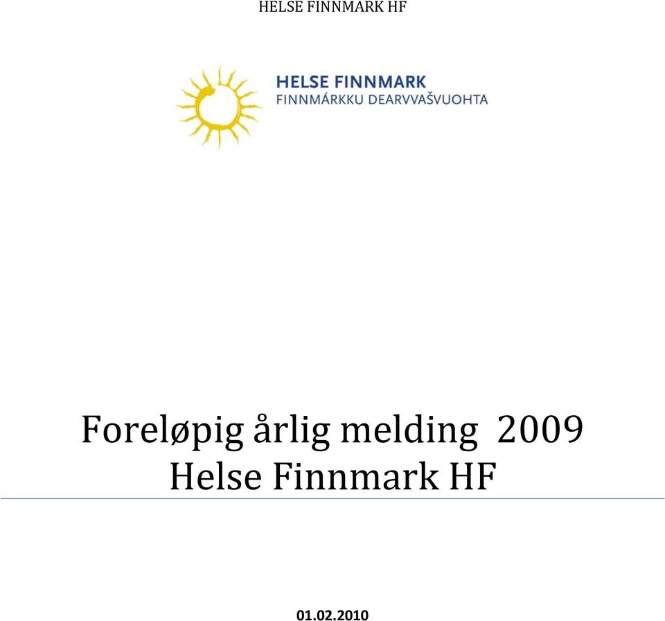 melding 2009 Helse