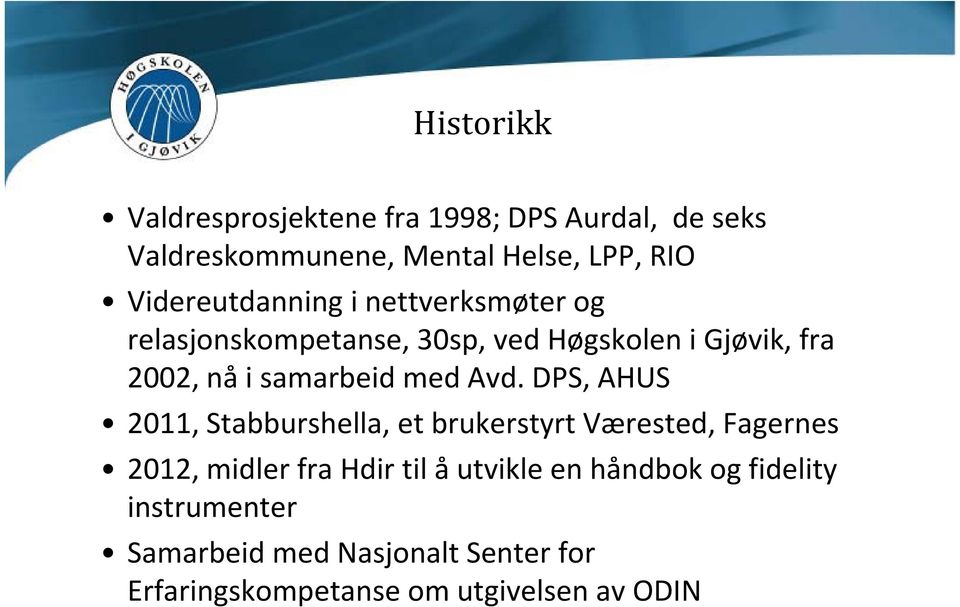 samarbeid med Avd.