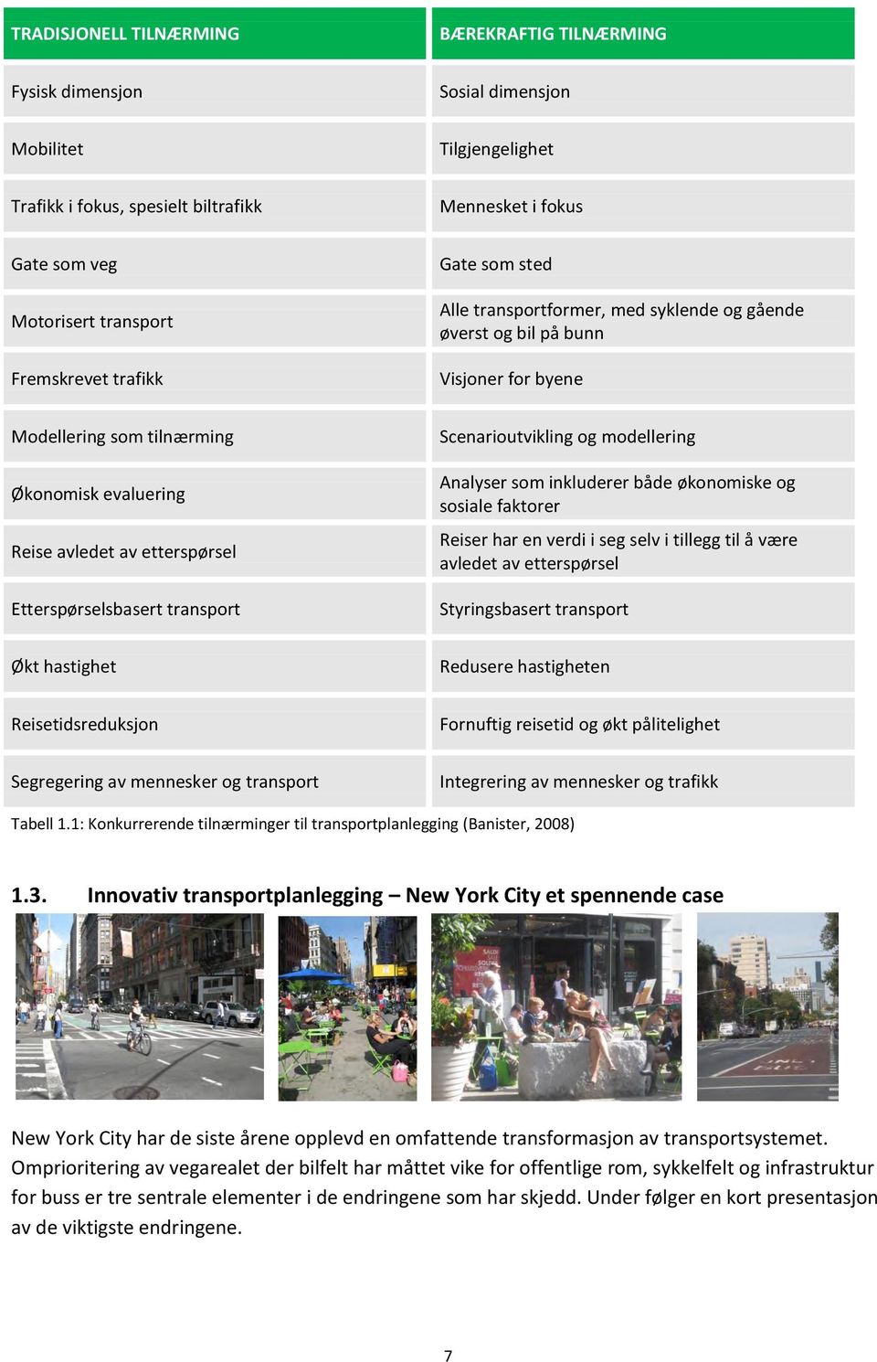 Etterspørselsbasert transport Scenarioutvikling og modellering Analyser som inkluderer både økonomiske og sosiale faktorer Reiser har en verdi i seg selv i tillegg til å være avledet av etterspørsel