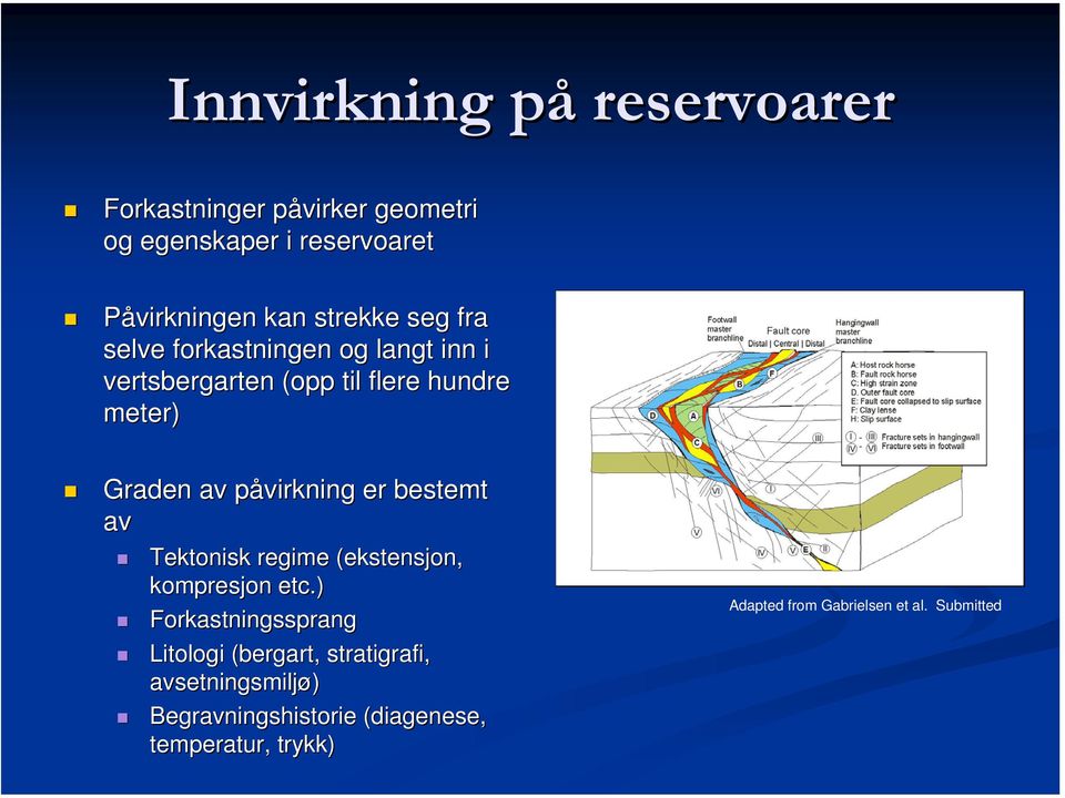 bestemt av Tektonisk regime (ekstensjon, kompresjon etc.