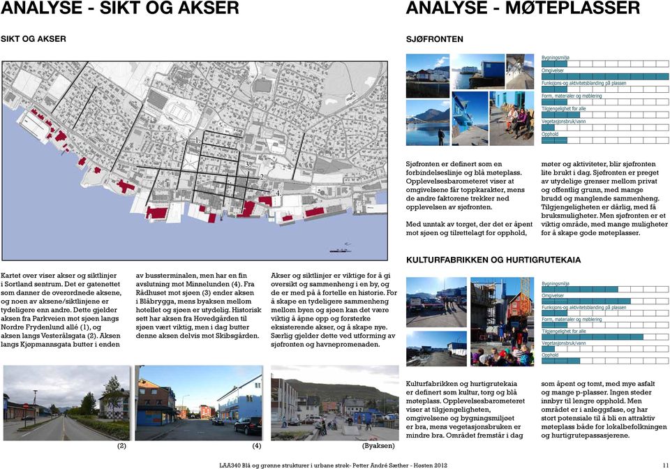 Begge er i en anleggsfase, og anses som potensielle møteplasser. bygge i strandsonen.