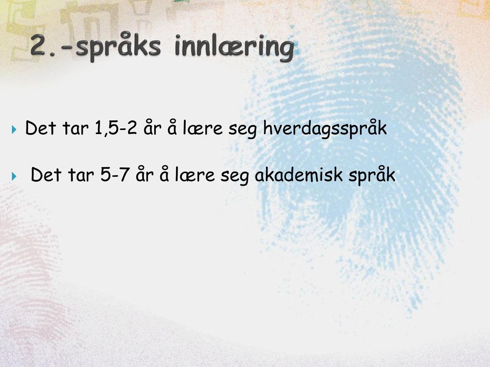 hverdagsspråk Det