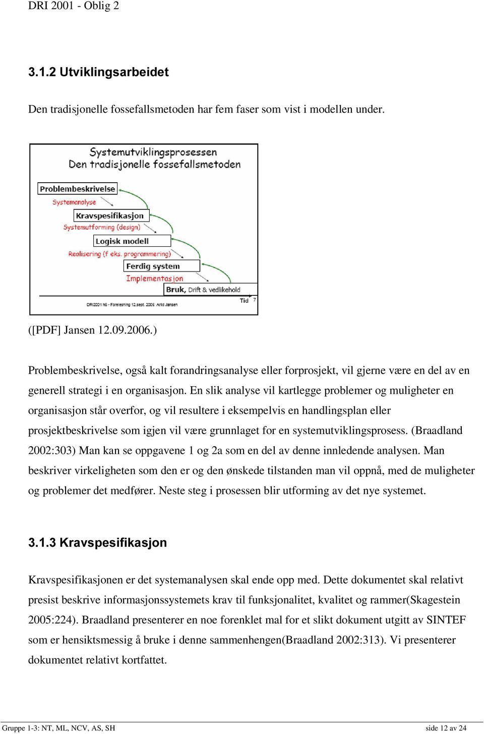 En slik analyse vil kartlegge problemer og muligheter en organisasjon står overfor, og vil resultere i eksempelvis en handlingsplan eller prosjektbeskrivelse som igjen vil væ re grunnlaget for en