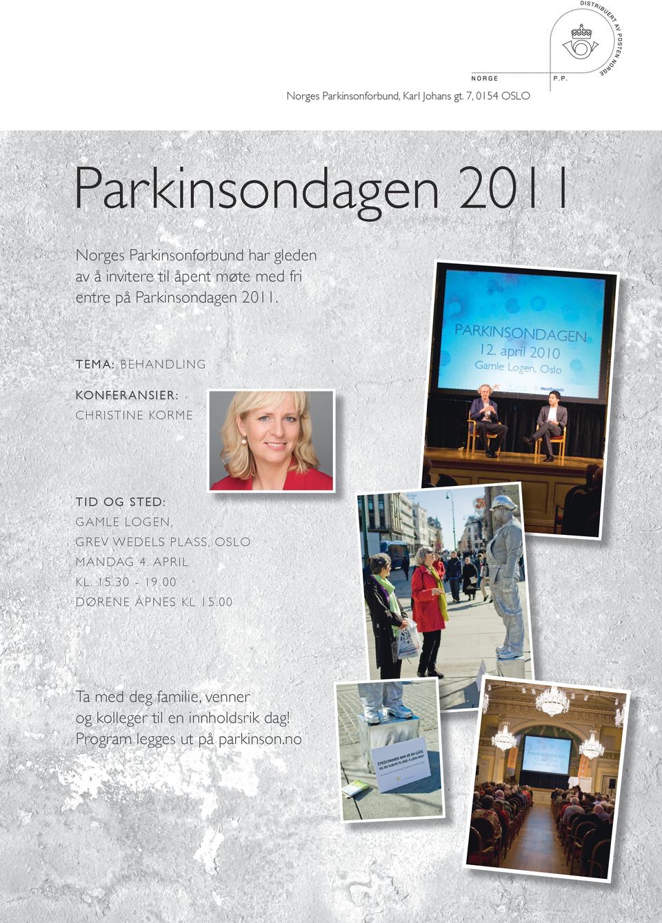 entre på Parkinsondagen 2011.