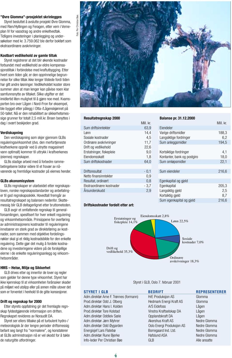 Kostbart vedlikehold av gamle tiltak Styret registrerer at det blir økende kostnader forbundet med vedlikehold av eldre kompensasjonstiltak i forbindelse med kraftutbygging.