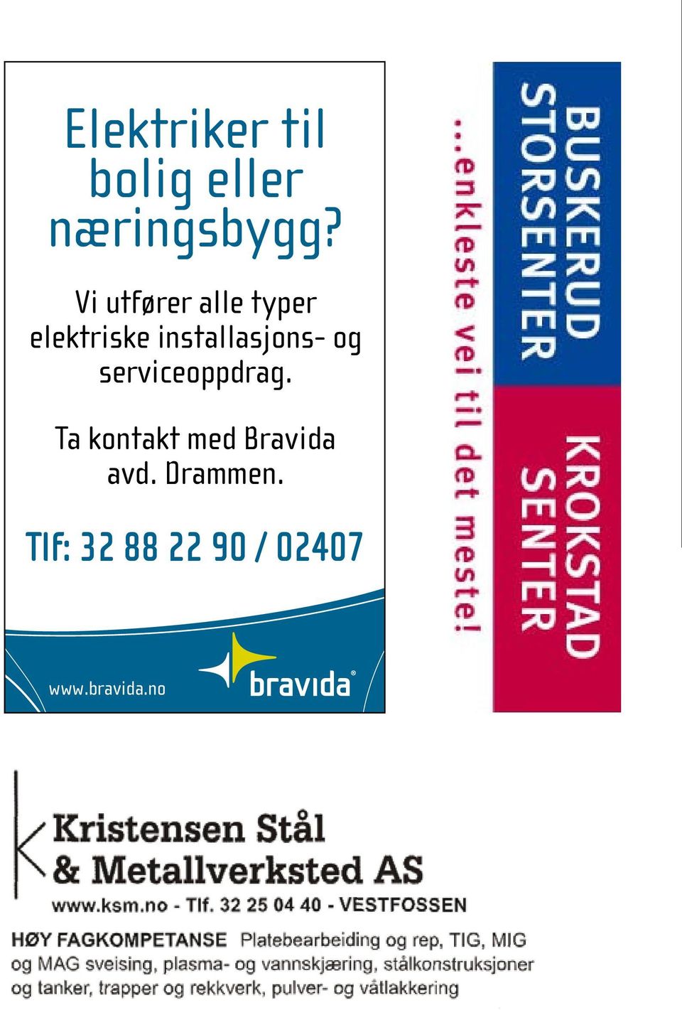 installasjons- og serviceoppdrag.