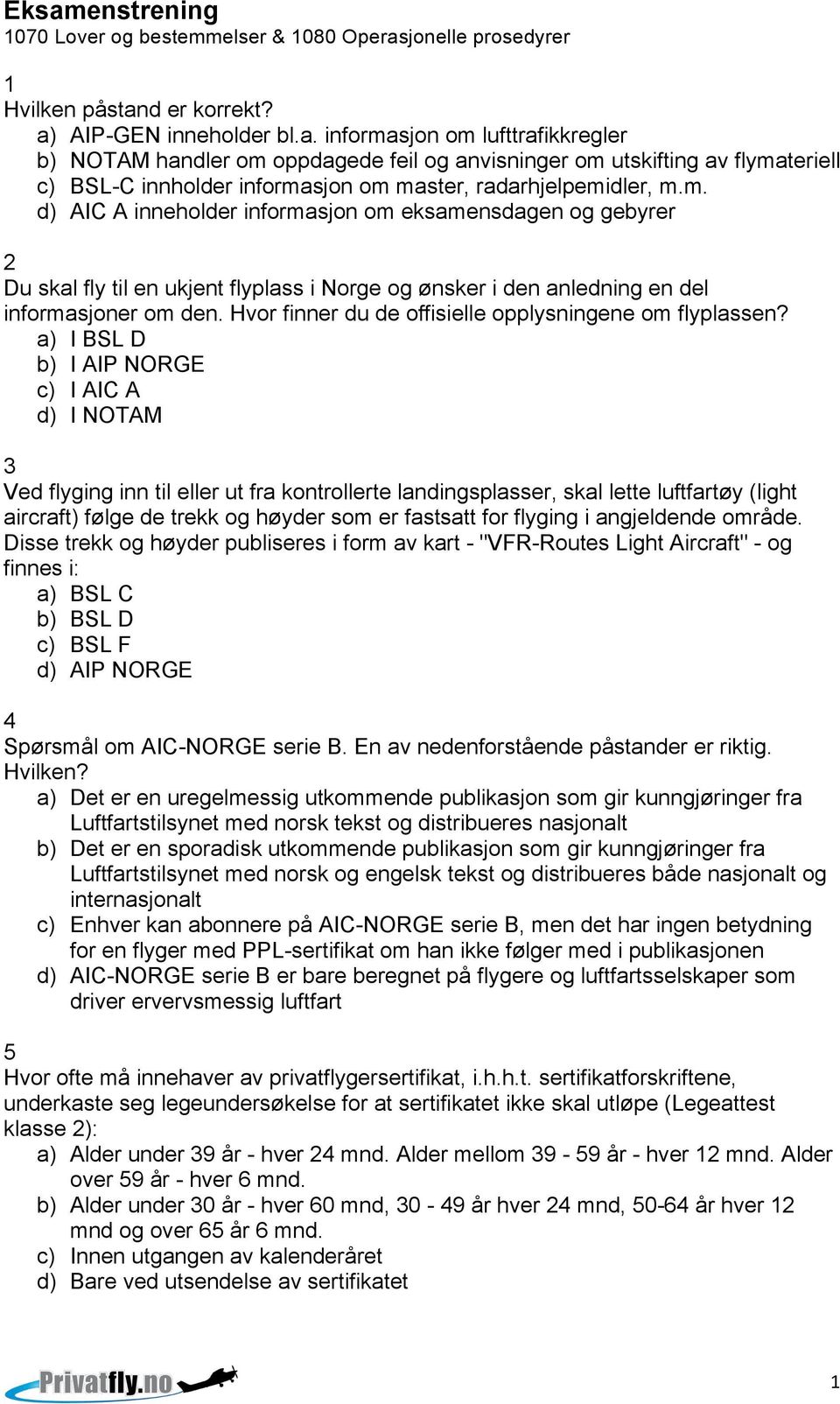 Hvor finner du de offisielle opplysningene om flyplassen?