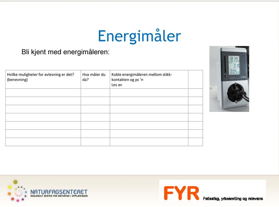 (benevning) Hva måler du da?