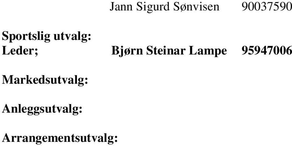 Steinar Lampe 95947006