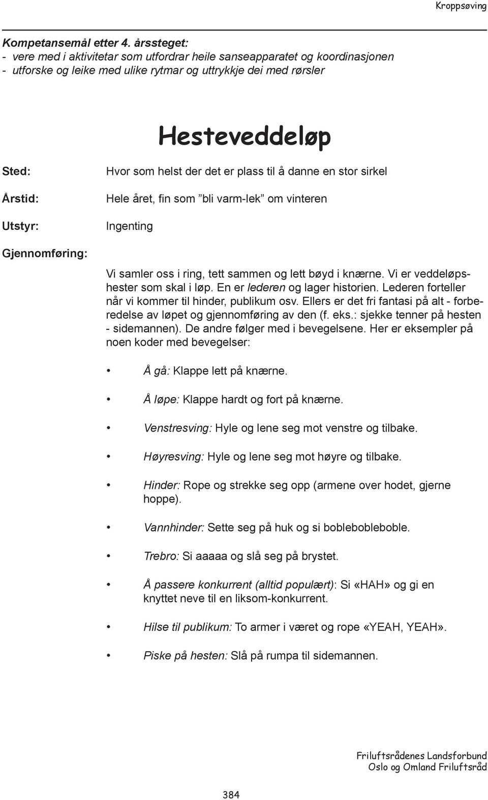 plass til å danne en stor sirkel Hele året, fin som bli varm-lek om vinteren Ingenting Vi samler oss i ring, tett sammen og lett bøyd i knærne. Vi er veddeløpshester som skal i løp.