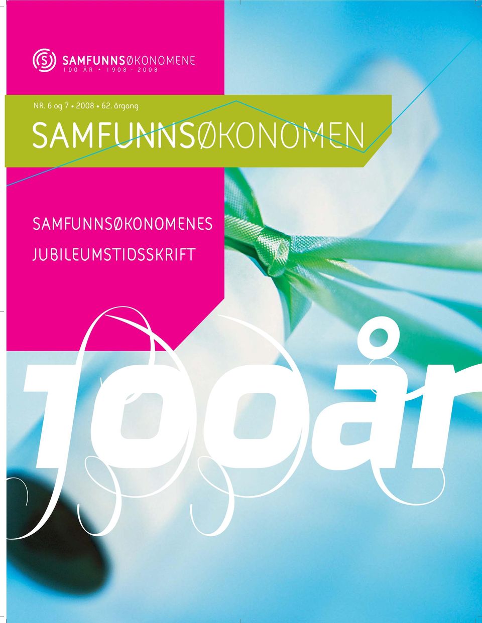 årgang SAMFUNNSØKONOMEN