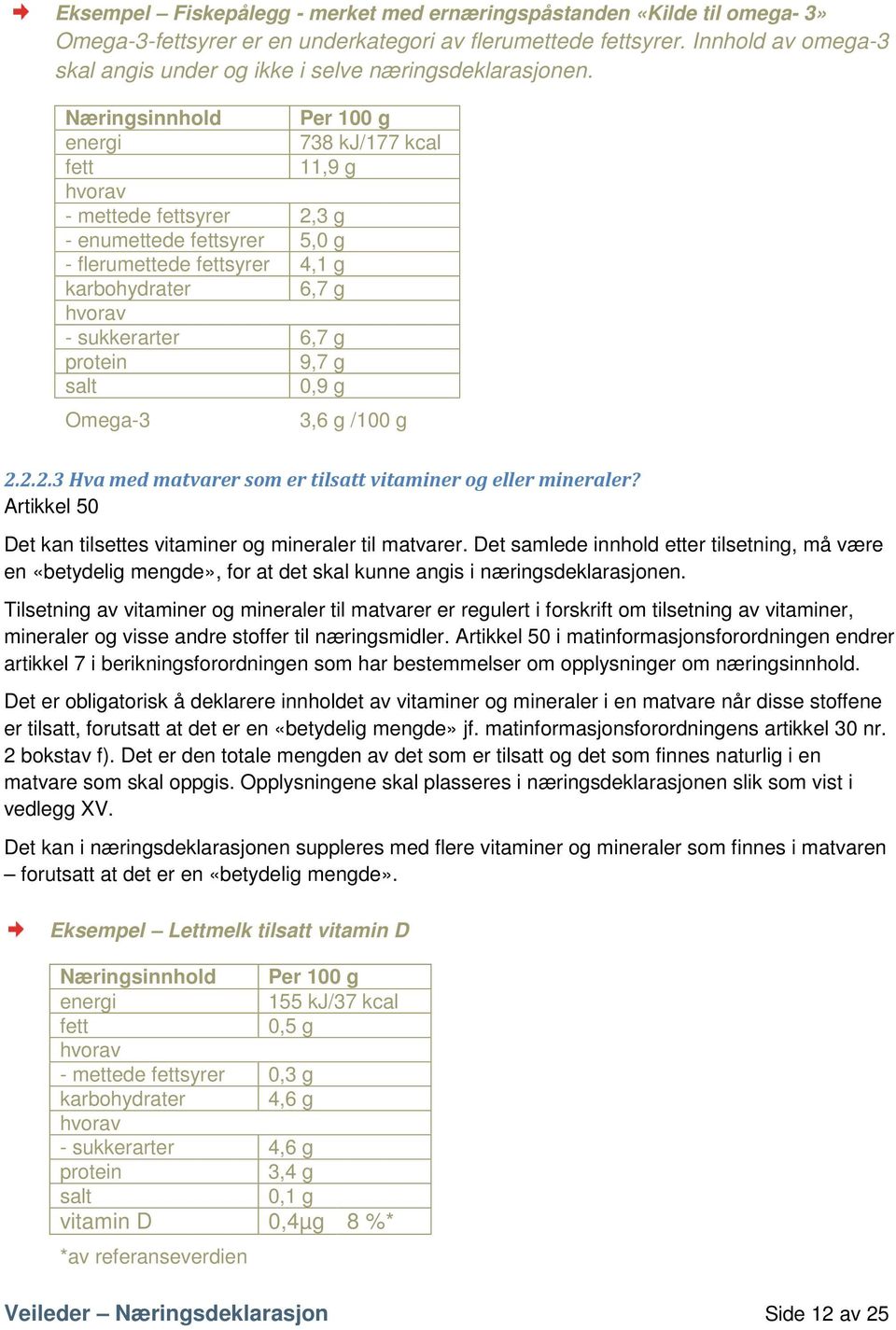 Næringsinnhold Per 100 g energi 738 kj/177 kcal fett 11,9 g - mettede fettsyrer 2,3 g - enumettede fettsyrer 5,0 g - flerumettede fettsyrer 4,1 g karbohydrater 6,7 g - sukkerarter 6,7 g protein 9,7 g