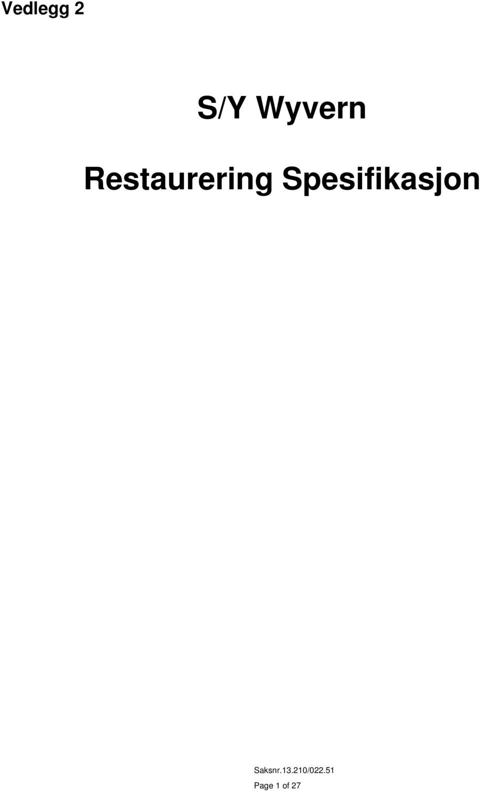 Restaurering