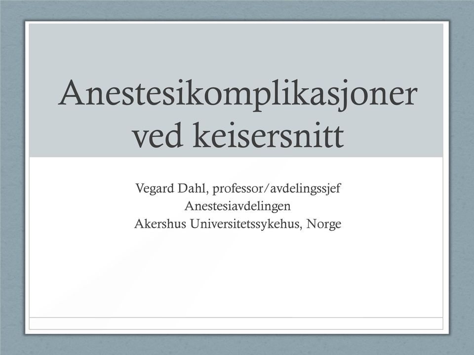 professor/avdelingssjef