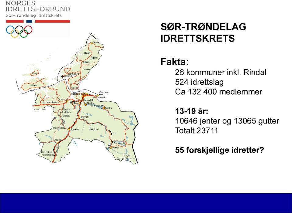 Rindal 524 idrettslag Ca 132 400 medlemmer